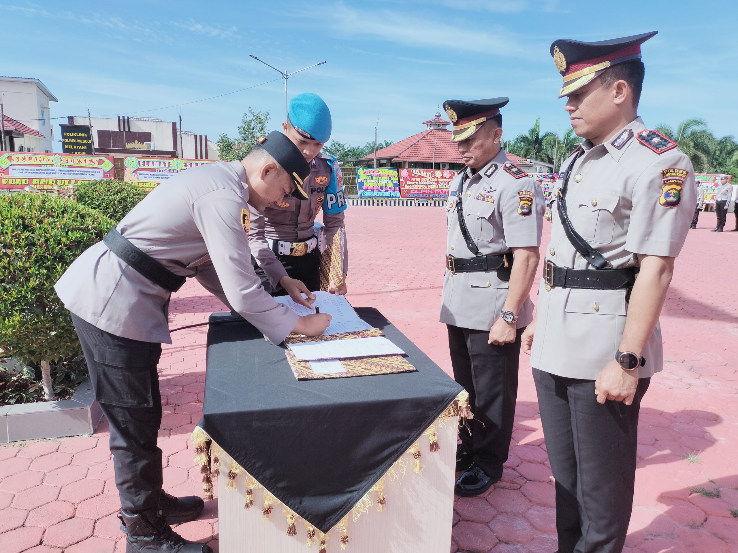 Waka Polres Dan Kasat Intel Polres Mesuji Di Ganti